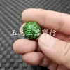 Cuentas de dragón y fénix verde imitación jadeíta de 20 mm, cuentas sueltas de imitación de jade, cuentas para accesorios de joyería de dragón y fénix de hierro esmeralda