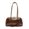 Otoño 2026 Boston Bolso de Bowling para Mujer de Gama Alta Nicho Vintage Bolso de Hombro Bolso Almohada Cruzado de Gran Capacidad