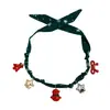 Accesorios transfronterizos europeos y americanos: Collar único de cinta de copo de nieve, Año Nuevo, elementos mixtos, collar de fiesta estilo Navidad