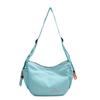Bolso Cruzado Ligero de Color Sólido con un Diseño Elegante, Nuevo Modelo 2026, Bolso de Media Luna de Color Sólido, Bolso Tipo Empanada de Gran Capacidad