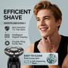 Afeitadora Eléctrica para Hombre Flotante de Tres Cabezales Bearshave Carga USB Transfronteriza Multifunción Cuchilla Bearshave