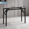 Suporte de Mesa Dobrável Simples Preto Suporte de Mesa de Mola de Metal Perna de Camada Única Branco Dobrável de Dupla Camada para Mesa de Escritório