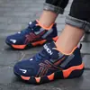 Venta al por mayor de fábrica Zapatos para niños Otoño Nuevos Zapatos Deportivos de Cuero Impermeables para Niños Medianos y Grandes Zapatos para Correr Antideslizantes
