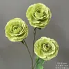 Flores Artificiales para Boda, Flores de Seda Florales Verdes, Plantas Verdes, Arreglos Florales para Boda, Flores Guía de Camino, Flores Decorativas de Bienvenida para Fondo