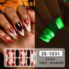Nuevas Pegatinas de Uñas de Halloween Transfronterizas, Impermeables y de Larga Duración, Estilo de Dibujos Animados Europeo y Americano, Pegatinas de Uñas sin Hornear, Película de Esmalte de Uñas Completa, Personalizables