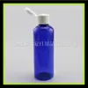 Frasco branco leitoso de 100ml com tampa flip-top frasco de plástico escuro frasco pequeno para amostra frasco de reposição para hotel frasco pequeno para medicamentos de pesca