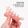 Peine de Masaje para Terapia de Meridianos de la Cabeza, Masajeador de Cuero Cabelludo para Hombres y Mujeres, Limpieza de Cuero Cabelludo Gua Sha, Peine de Dientes Anchos Anti-Estático, Peine de Meridianos Portátil