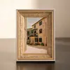 Moldura para Foto Estilo Europeu Retrô Americano Moldura Vazia Mesa 6 polegadas Resina 10 polegadas 16 polegadas Pintura a Óleo Moldura para Pendurar na Parede Qualquer Tamanho