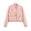 Primavera 2026 Nuevo Chaqueta Corta Casual Urbana para Mujer Transfronteriza Europea y Americana W050 9621