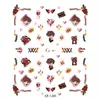 Xiaohongshu Douyin Transmisión en Vivo Pegatinas para Uñas con Relieve para Niños Pegatinas para Uñas para Adultos Funda para Teléfono iPad Fabricante Venta al por Mayor en Stock