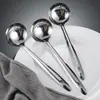 Concha de Sopa de Aço Inoxidável com Cabo Longo para Servir Sopa e Mingau, Utensílio de Cozinha para Restaurantes, Escumadeira para Hot Pot, Design Moderno