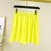 Pantalones Cortos Casuales de Verano Finos Estilo Coreano para Mujer de Modal Cómodos Color Sólido Pantalones para Casa Sueltos Adelgazantes de Pierna Ancha