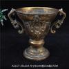 Copa Clásica Marroquí Floreros Vintage Dorados Antiguos Floreros de Hierro Forjado Floreros Candelabro Frutero Adornos Decoración