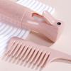 Conjunto Combinado de Pente de Palha de Trigo Frasco Borrifador Contínuo Escova de Shampoo Doméstica Pente de Dentes Largos Alisante Massagem no Couro Cabeludo