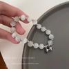 Pulsera Opal Bell para niñas pulsera de novias celebridad de Internet diseño nicho pulsera exquisita de lujo ligero de alta gama