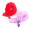 Plug Anal de Silicone Sm Flertando Feminino Vestível Masturbação Sexy Cauda de Cabelo Real Adulto Alternativo Brinquedo Sexual