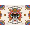 Tela de fondo para el Día de Muertos, decoración de ambiente para fiestas de festivales mexicanos, a prueba de viento, impermeable, que no se decolora Tela de fondo para el Día de Muertos