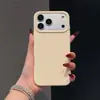 Adequado para Capa de Celular de Silicone Anti-Queda Apple 17Promax Iphone16 Capa Protetora Simples de Cor Sólida Fosca Total