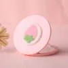 Espelho de Maquiagem Portátil, Espelho Portátil Criativo de Desenho Animado, Espelho Redondo Dupla Face Flip-Top Fofo Pequeno, Pequeno Presente para Meninas, Atacado