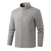 Chaqueta de running para hombre, cárdigan de negocios con cuello alto, transpirable, 26 de otoño, ropa deportiva casual, ropa para ciclismo al aire libre para mujer