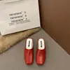 Mocasines de verano para mujer, estilo coreano, modernos, 2026, nuevos, con cubierta suave, tipo chinela, para uso exterior casual