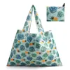 Nueva Bolsa de Compras Plegable Ecológica Bolso de Mano Satchel de Tela Oxford 210D Bolsa de Almacenamiento Gran Capacidad Bolsa de Compras para Supermercado