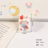 Accesorios para joyería DIY, resina, caricatura, animal lindo, pegamento color crema, imanes para refrigerador, pinzas para el cabello, dijes para zuecos, artículos decorativos