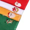 Juego de Toallas de Navidad, Toalla de Mano Bordada de Algodón Puro para Niños, Regalo Festivo, Juego de Caja de Regalo de Toallas de Navidad de Comercio Exterior