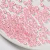 Miçangas Acrílicas Transparentes de Furo Grande 4*7mm Cor Sólida Plástico Soltas Miçangas para Artesanato DIY Corrente de Celular Material de Miçangas para Crianças