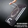 Funda de teléfono con soporte giratorio Duo para iPhone, diseño plegable magnético de Kevlar, textura de fibra de carbono Apple 18, funda protectora a prueba de caídas