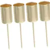 Velas de Ferro para Velas de Ferro Transfronteiriças Velas Galvanizadas de Metal Velas de Ferro Pontiagudas para Velas de Natal Enfeites Atacado
