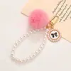 Suministros del Fabricante y Venta de Llavero con Lazo Estilo Ins con Perlas de Imitación y Cuentas Accesorios DIY Colgante para Bolso Abalorios Hechos a Mano