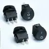 Interruptor Tipo Barco Kcd1 Kc Certificação Padrão Coreano, Abertura de 20mm, Três Pinos, Três Posições, Interruptor Basculante 6A com Topo Arredondado e Base Plana