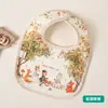 Baberos Impermeables en Forma de U al por Mayor, Baberos Caseros para Bebé, Baberos de Gasa de Algodón Puro Grado A, Toallas de Saliva para Bebés, Dropshipping