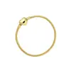 Yao Quan Europa y Estados Unidos nuevo brazalete de amor popular cadena de brazalete de hueso de serpiente de personalidad chapado en oro ventas directas de fábrica