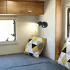 Luz de leitura nova para RV transfronteiriça, carro, barco, iate, luz de leitura de cabeceira 10-30V, escurecimento por toque, porta de carregamento USB