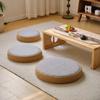 Cojín Estilo Japonés Tatami Balcón Cojín Redondo Engrosado para Hogar Sala de Estar Sentarse en el Suelo Meditación y Adoración