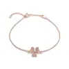 Collar de plata esterlina S925 con concha plateada, cadena de clavícula de trébol con microdiamantes, estilo frío japonés y coreano, colgante de lujo ligero estilo celebridad de internet