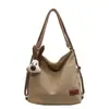 Bolsa de Lona para Mujer, Gran Capacidad, Nuevo Modelo 2026, Bolso de Hombro Cruzado Texturizado Otoño e Invierno, Bolso Tote para Viajes Transfronterizos