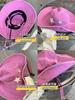 Sombrero vaquero occidental Pink Star para Mujer verano todo-combinable sombrero de pescador con cordón para exteriores a prueba de sol sombrero de montañismo para mujer