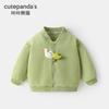 Kaka Panda Roupas de Bebê Jaqueta Casual de Malha para Meninos Roupa de Outono Tops Infantis para Meninas Roupas para Bebês e Crianças