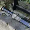 Salón Baibing de Longquan Espada de Acero Inoxidable Defiende Espada Daga Pequeña Espada de los Reinos Combatientes Espada Han Espada del Rey Qin Espada de Juguete para Niños Hoja Sin Abrir