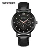 Fábrica de Origem Sanda Relógio de Quartzo para Adolescente Moda Coreana Relógio de Quartzo Retrô Casual Moda Relógio Masculino