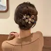 Pinza de Pato de Tela Dulce para Peinar el Cabello en la Parte Posterior de la Cabeza, Pinza para el Cabello Exquisita de Gama Alta para Mujeres, Pasador de Tela con Lazo