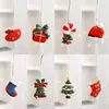 Colgantes de Mini Árbol de Navidad de Resina Transfronterizos Decoraciones Navideñas Calcetines para Árbol de Navidad Bolsas de Regalo Accesorios Colgantes