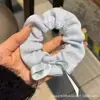 Scrunchie de rede de renda de bolinhas novo estilo coreano com um toque vintage e sofisticado, adequado para rabos de cavalo, um acessório de cabelo para meninas