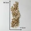 Bordado poliéster decorativo clavo perla encaje hueco collar DIY malla encaje costura accesorios de ropa