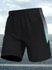 Nuevos pantalones cortos deportivos de verano para hombre, transpirables, de secado rápido, versátiles, finos, holgados, casuales, modernos, pantalones rectos de alta gama