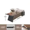 Mesa de Escritório de Luxo Leve Simples Moderna Sensação de Alto Padrão Gerente Presidente Mesa para Uma Pessoa Pequena Grande Mesa Executiva com Armário Lateral