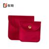 Bolsa Universal de Franela para Joyería Doble Cara Engrosada de Felpa Hebilla de Presión Bolsa de Loto Pulsera Jade Wen Juguete Cuerda de Mano Bolsa de Almacenamiento para Joyería